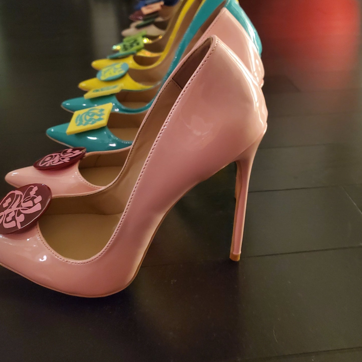 Turquoise Adornments Shoe Clips