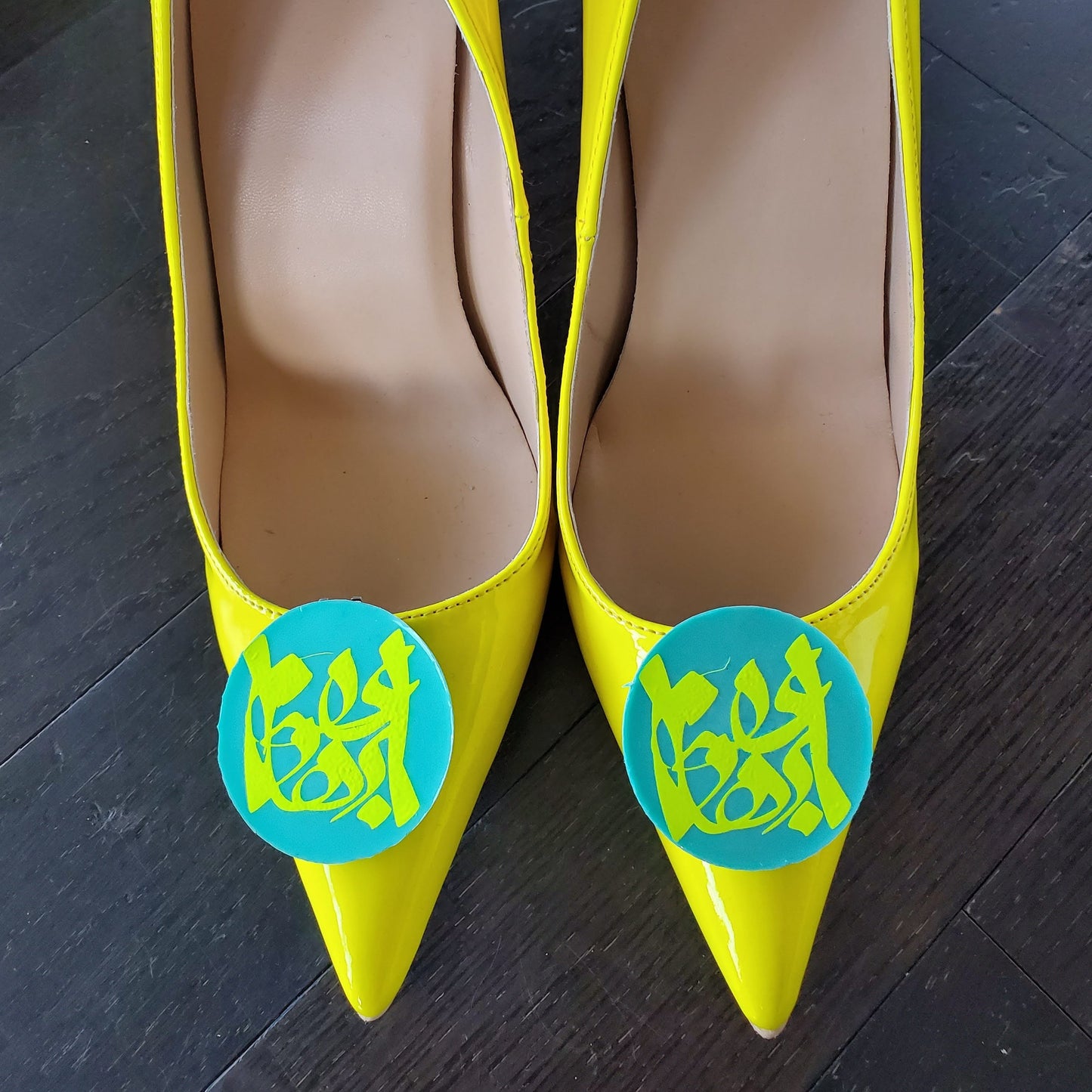 Turquoise Adornments Shoe Clips