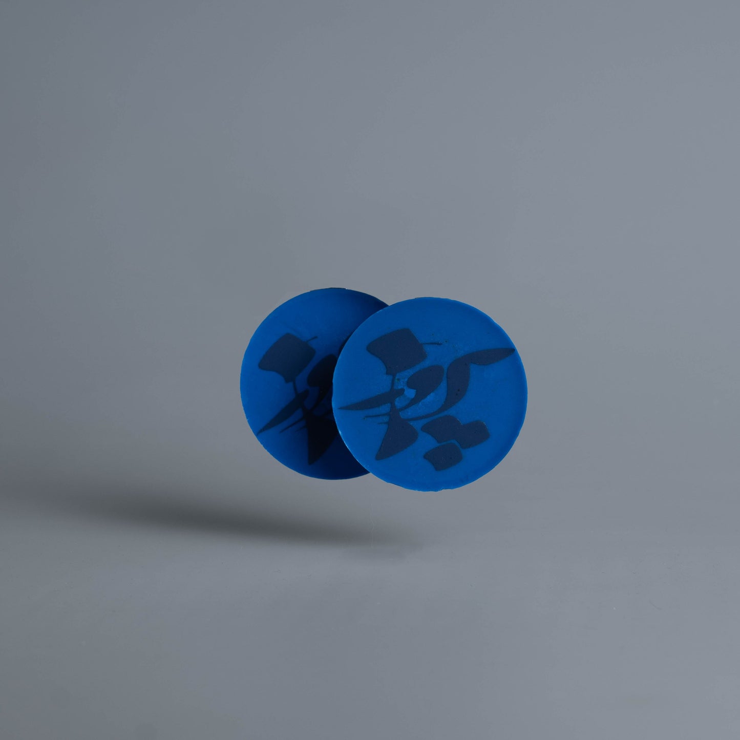 Indigo Blue Shoe Clips