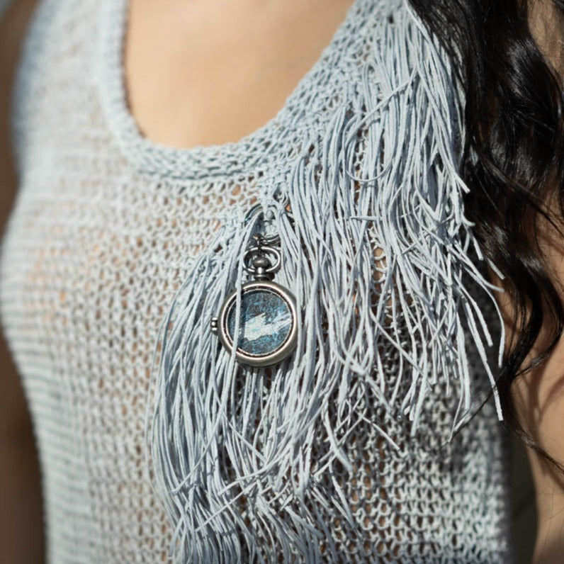 Aeon Timepiece Brooch