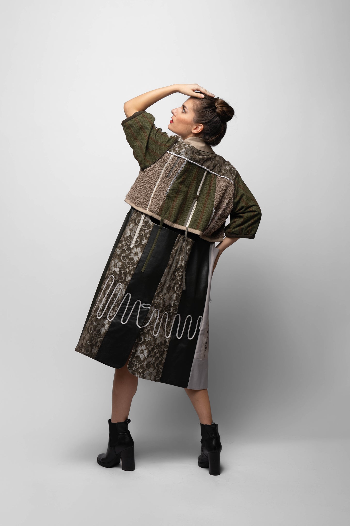 Razani Celadon Cascade Coat