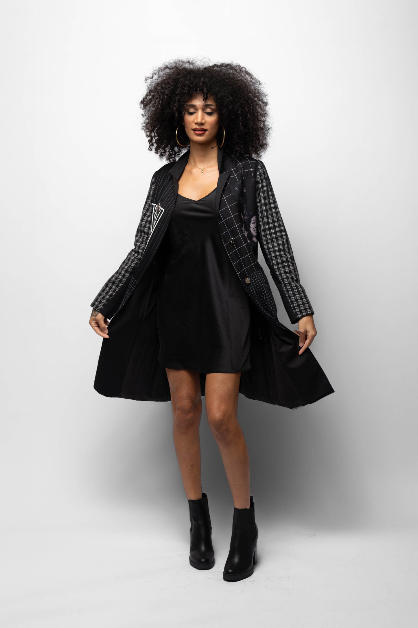 Razani Light Noir Cotton Coat