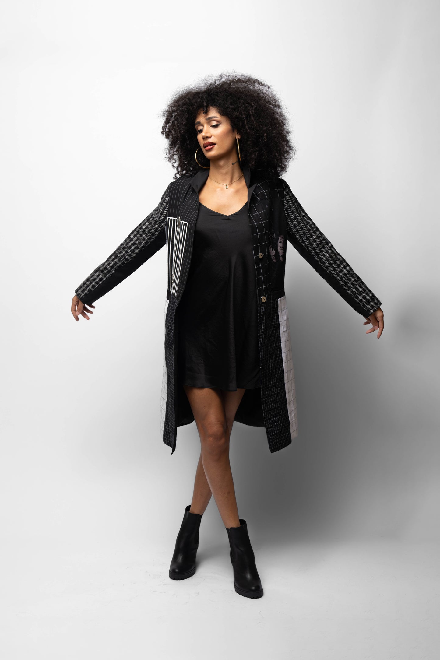 Razani Light Noir Cotton Coat