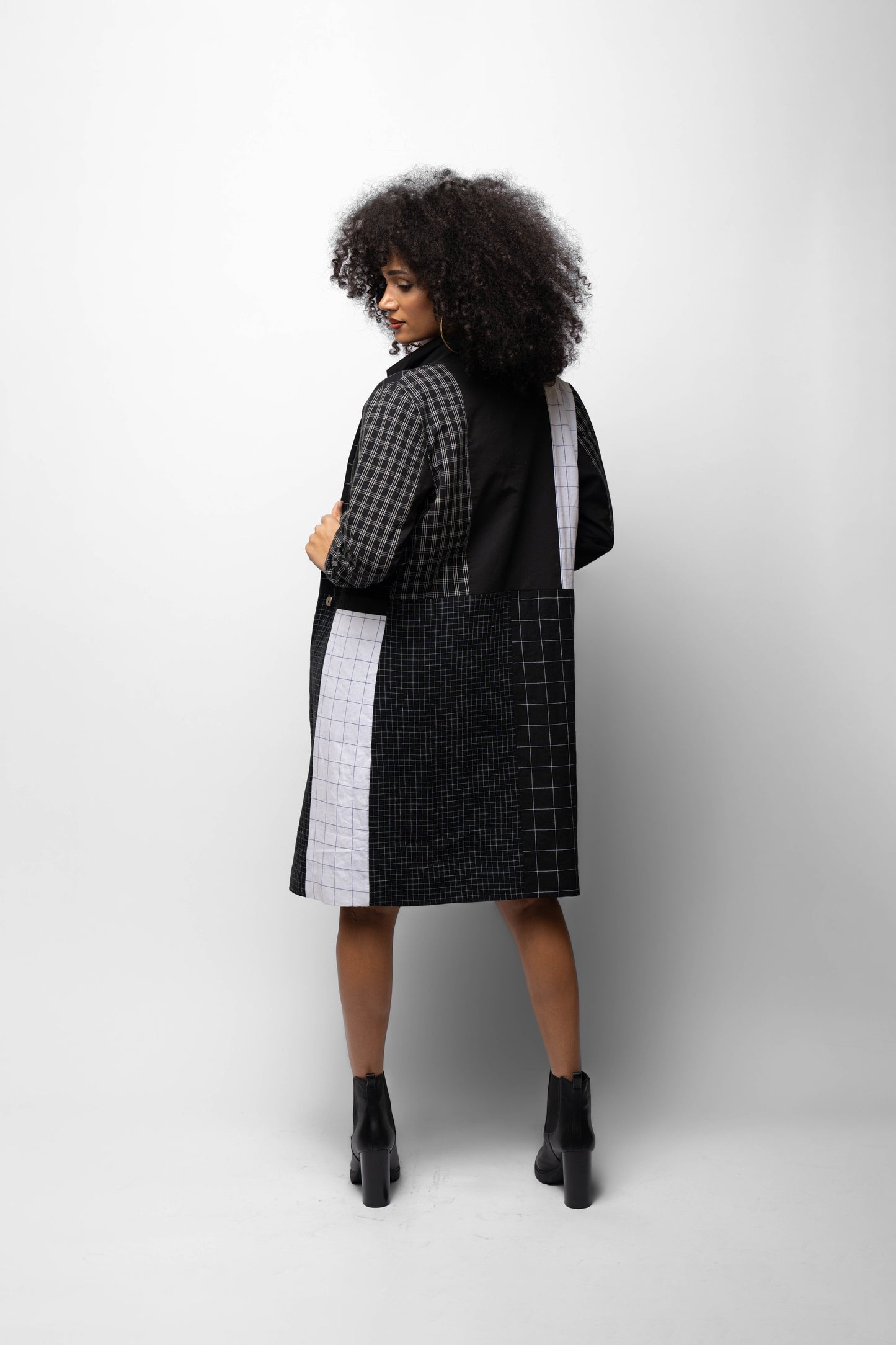 Razani Light Noir Cotton Coat