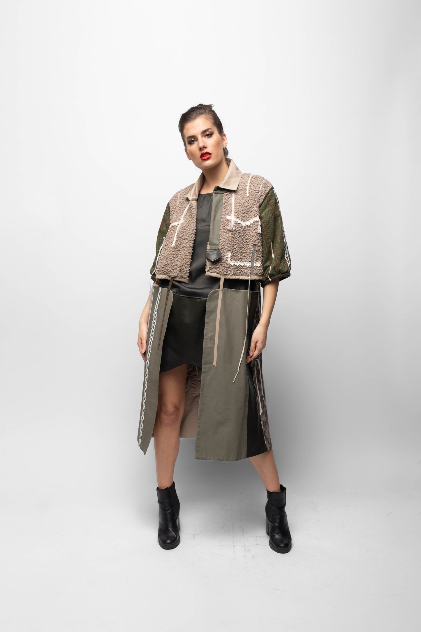 Razani Celadon Cascade Coat