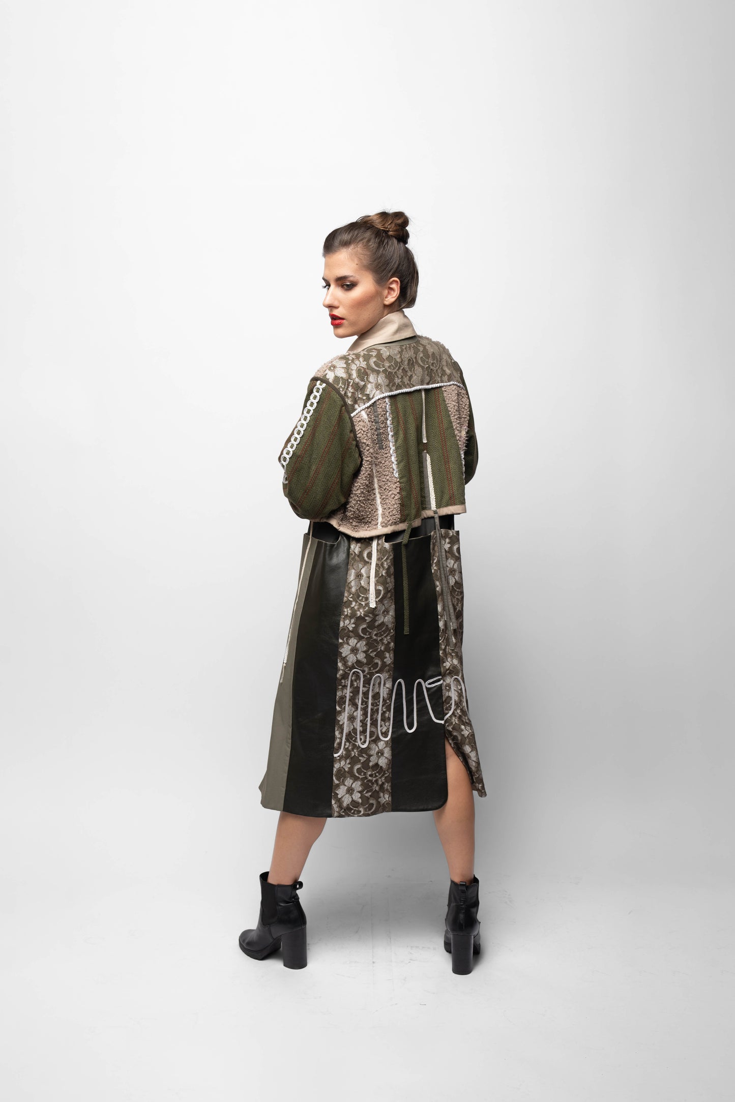 Razani Celadon Cascade Coat