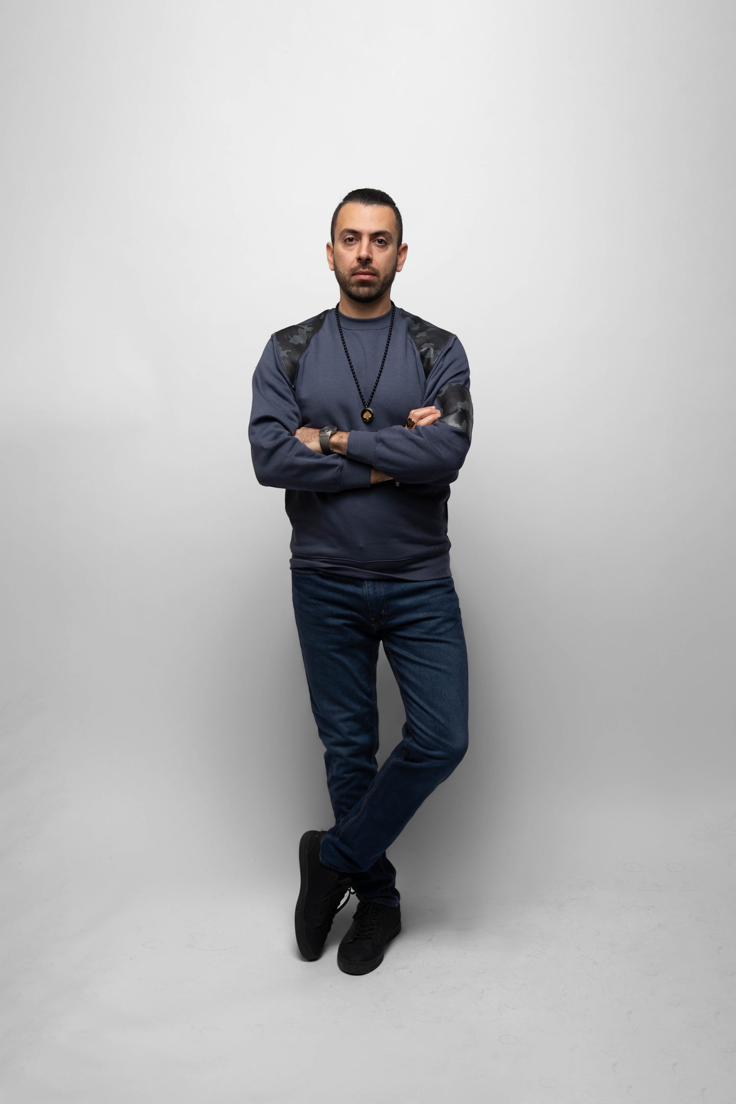 Razani Indigo Blue Sweater