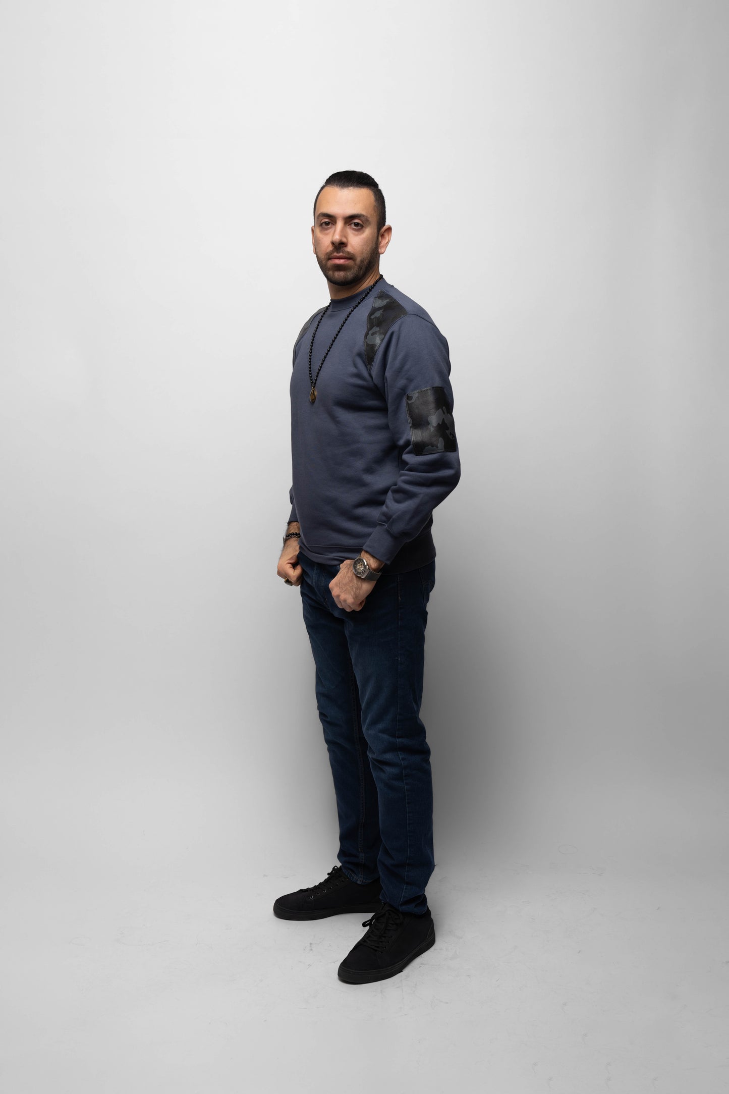Razani Indigo Blue Sweater