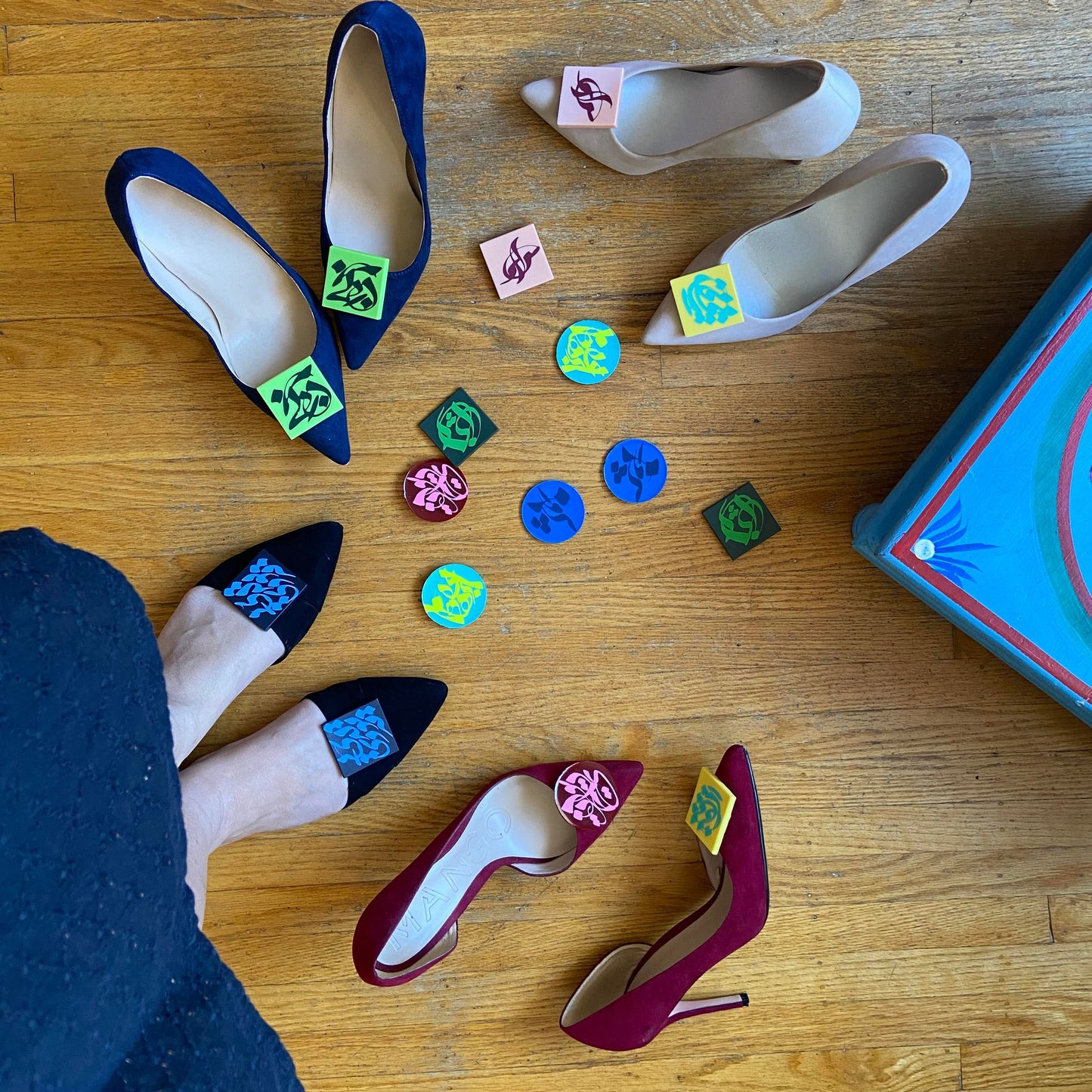 Viridian Vogue Shoe Clips