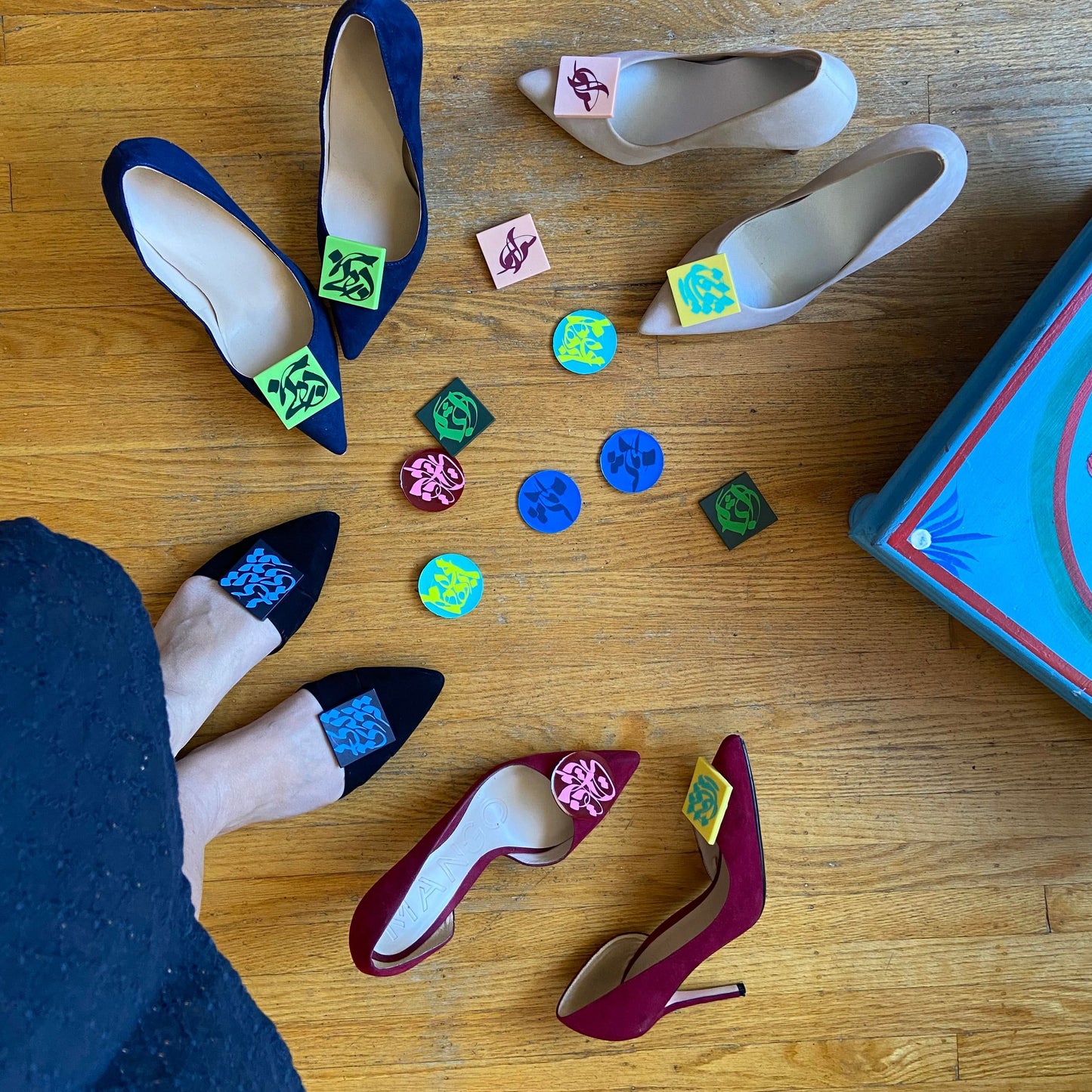 Pinkberry Whisper Shoe Clips