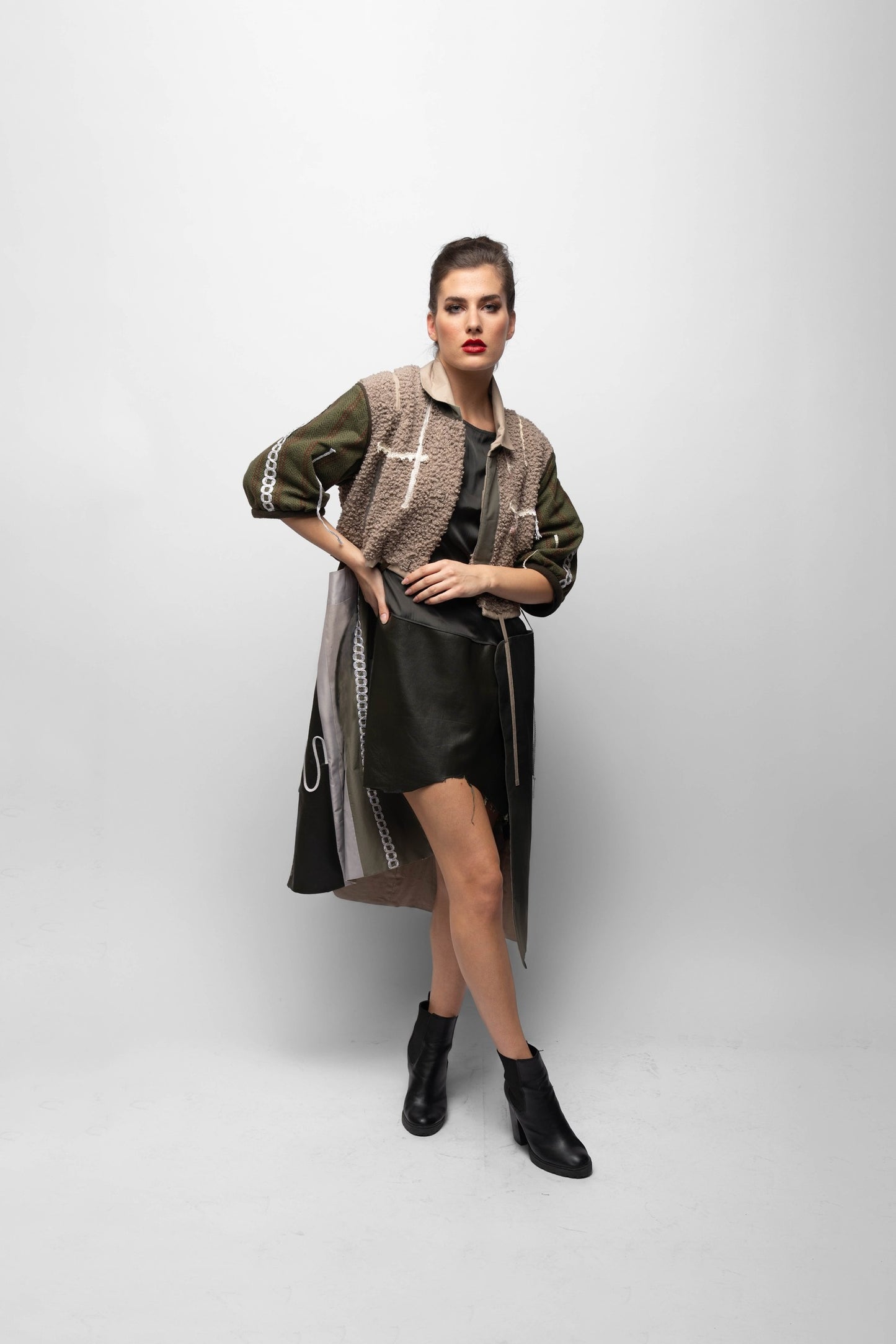Razani Celadon Cascade Coat