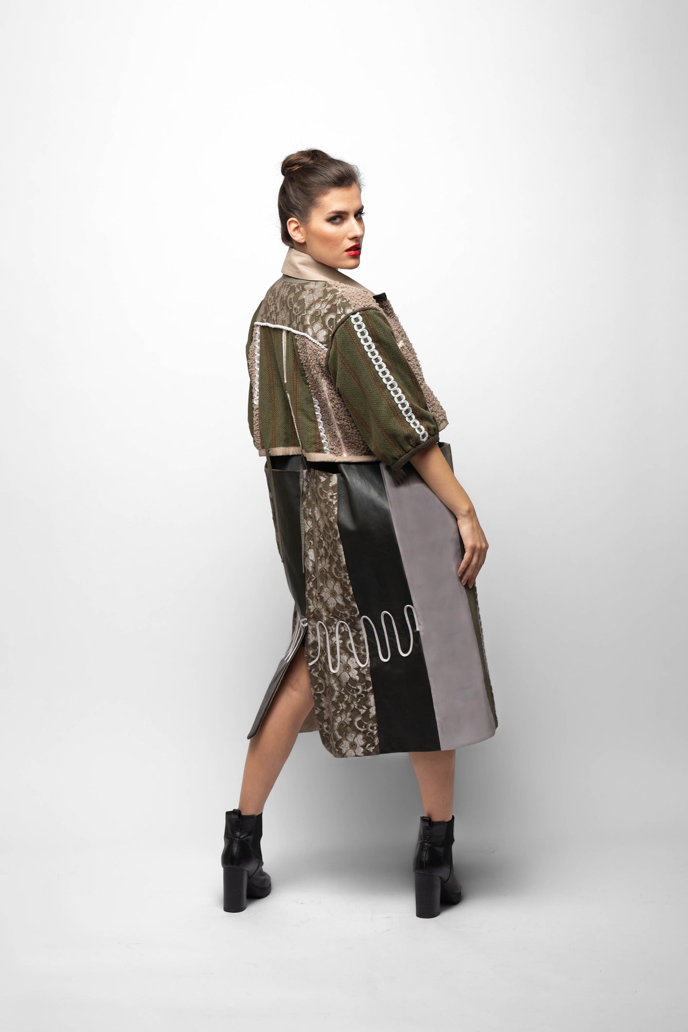 Razani Celadon Cascade Coat