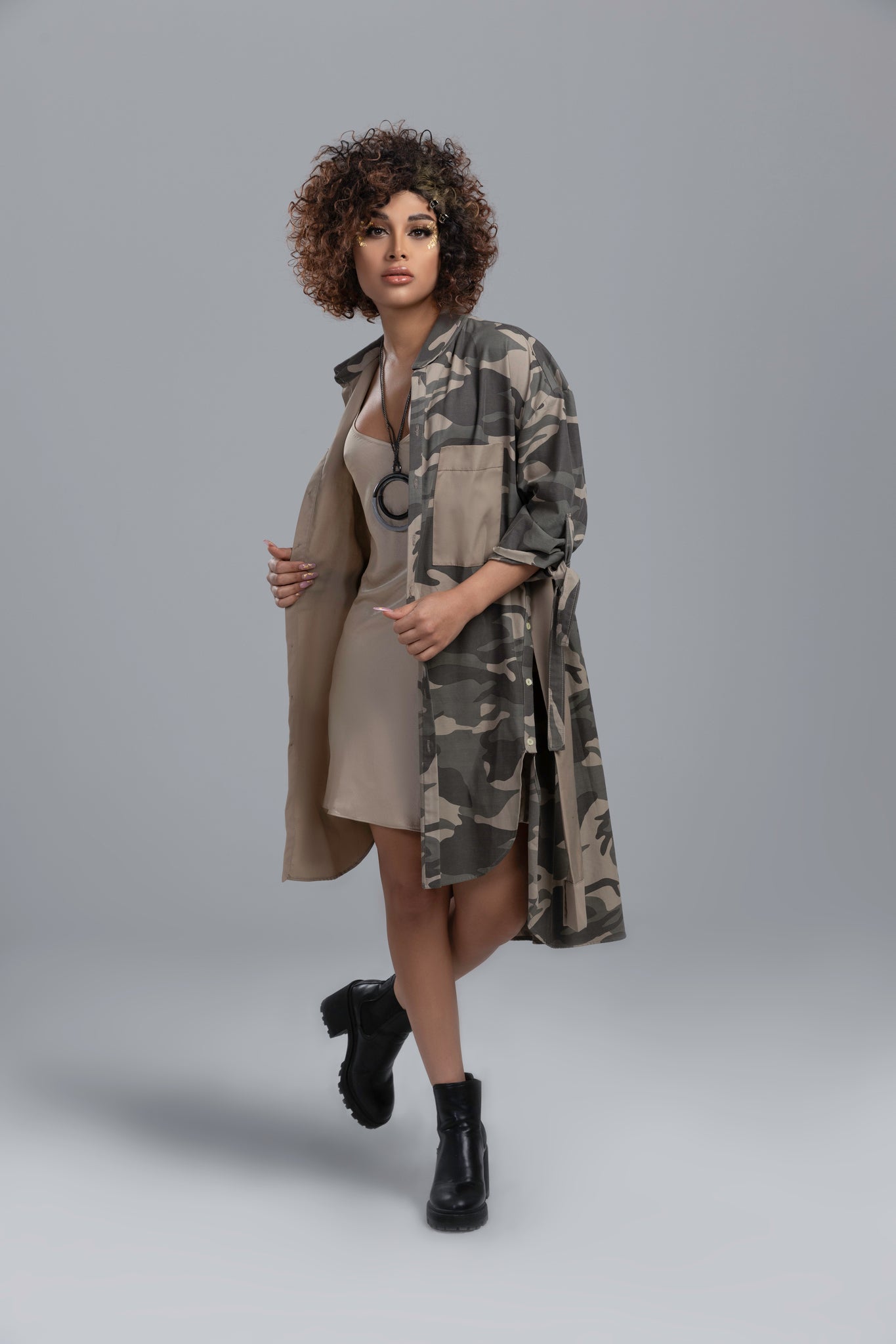 Razani Army Cardigan