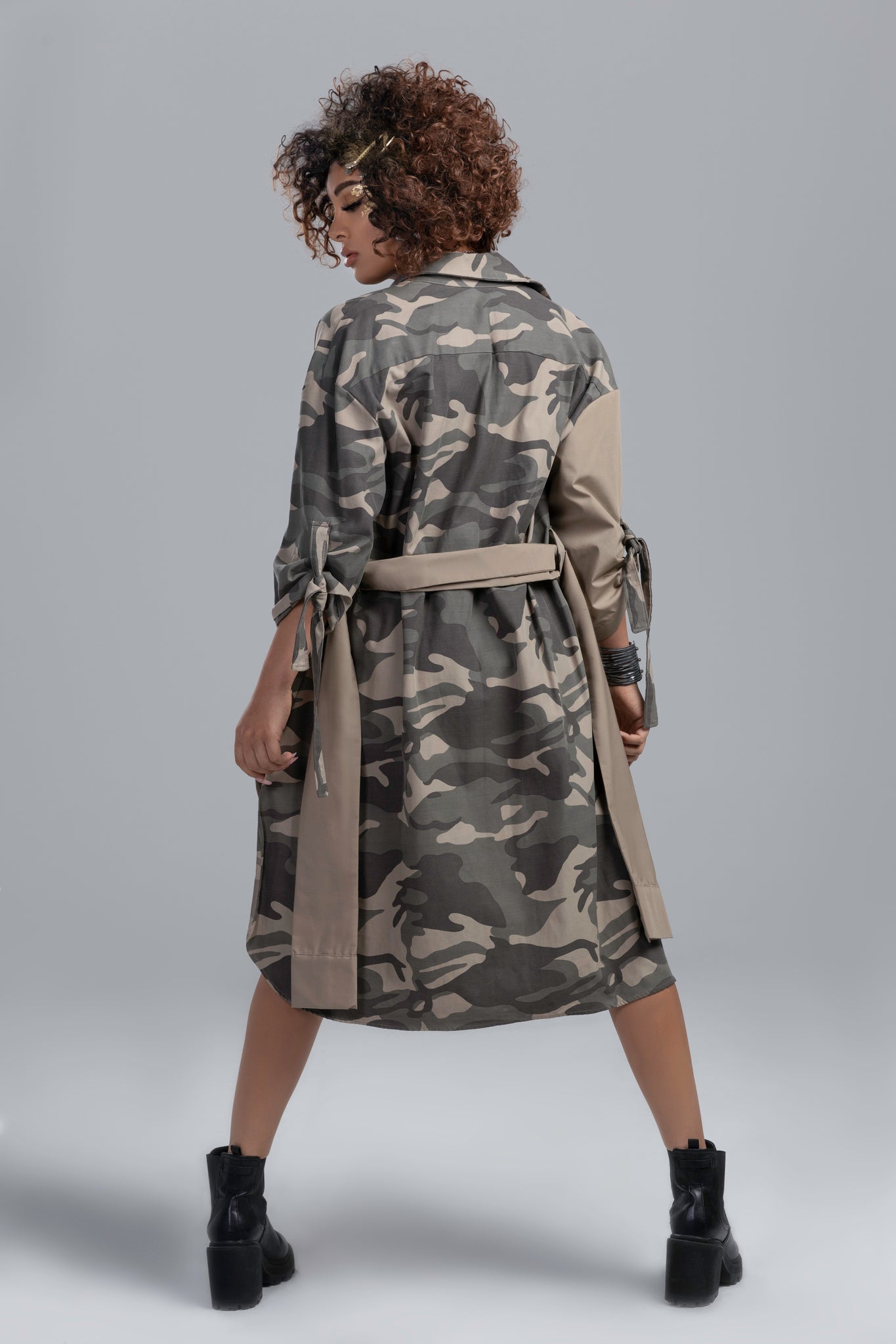 Razani Army Cardigan