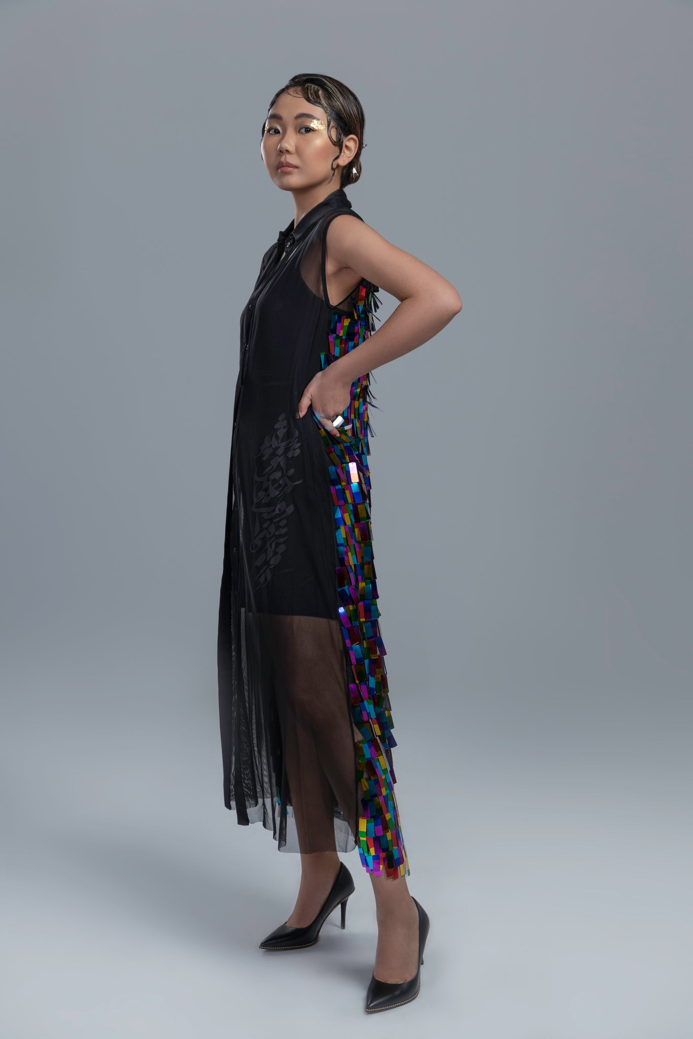 Razani Vibrant Disco Cardigan
