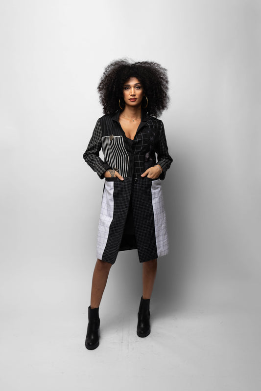 Razani Light Noir Cotton Coat